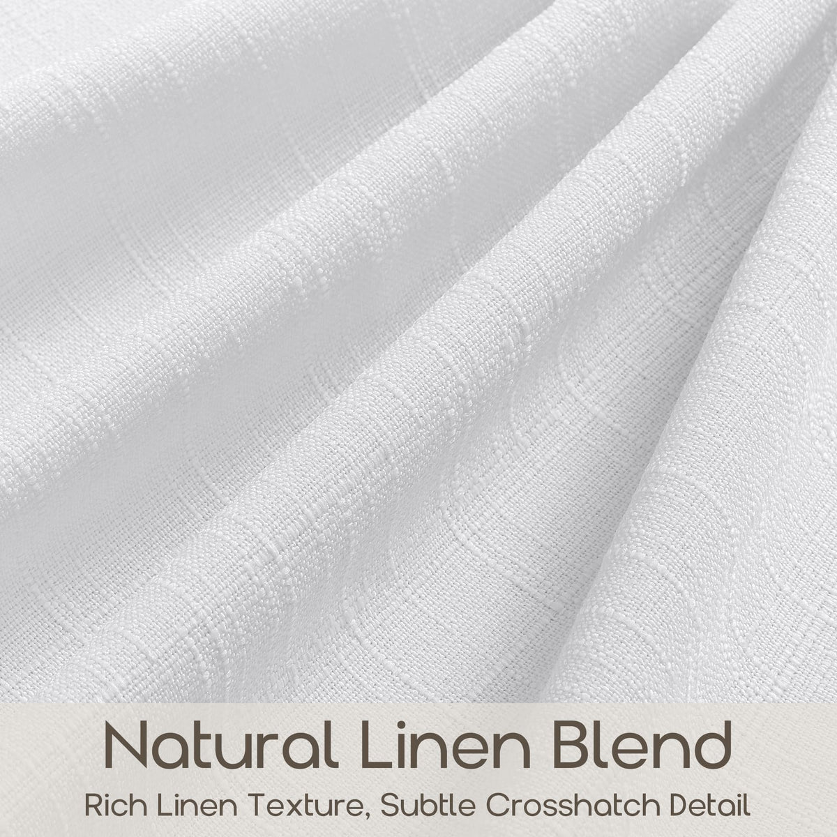 Pinch Pleated 84 Inch White Neutral Light Filtering Window Curtains 40x84 (Snow White / 40"W x 84"L (Pack of 2))