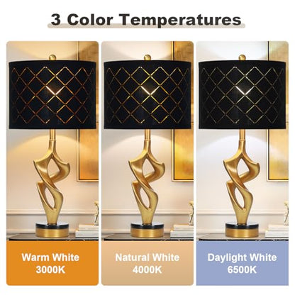 Marble Table Lamps Set of 2