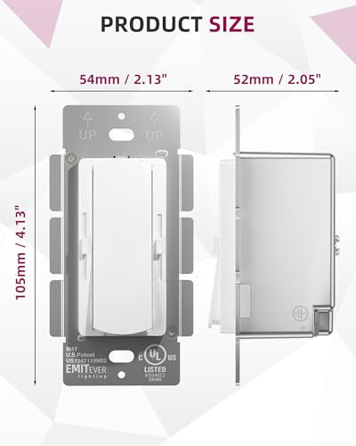 2-in-1 Dimmer Switch&24V 160W LED Driver,UL Listed CCT Adjustable