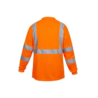 High Visibility Long Sleeve Reflective Safety Shirt for Working