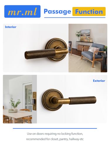Knurled Door Lever