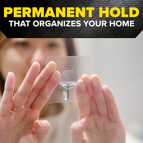 Scotch Clear Adhesive Wall Hooks