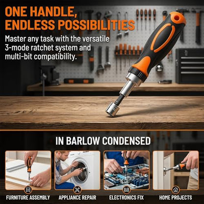 42 in 1 Magnetic Ratcheting Screwdriver Set