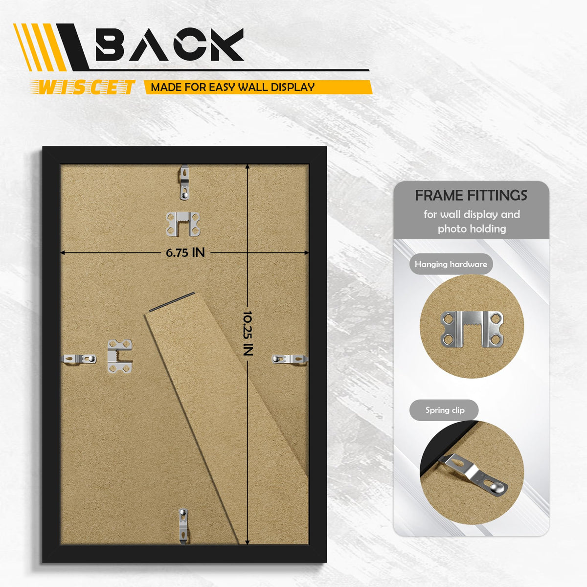 Comic Book Frame 10 Pack (Black / 6.75x10.25)