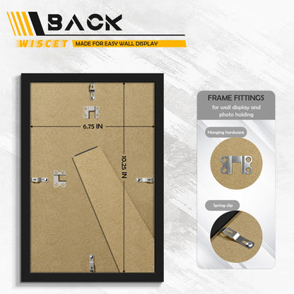 Comic Book Frame 10 Pack (Black / 6.75x10.25)