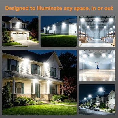 300W LED Flood Lights Outdoor (Black / 300 Watt)