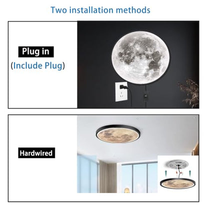 led wall Moon Light