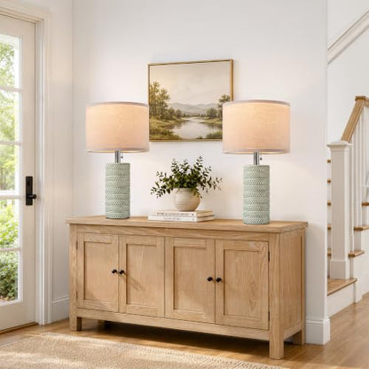Modern Ceramic Table Lamps Set of 2