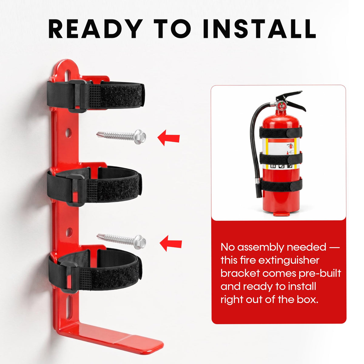 Quick Release Fire Extinguisher Mount Bracket for 2.5