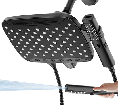 High Pressure Rain Shower Head with Handheld Spray