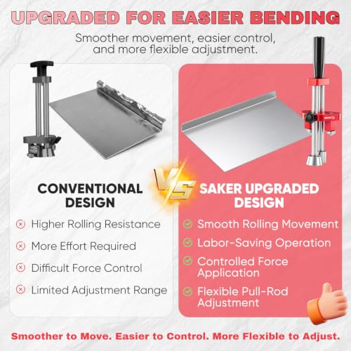One Station Sheet Metal Bender (Small Red)