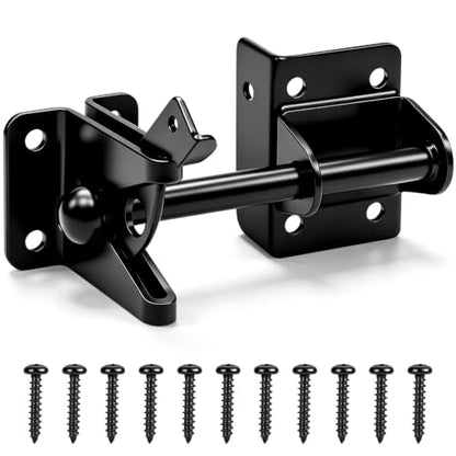 Self Locking Gate Latch for Wooden Fence