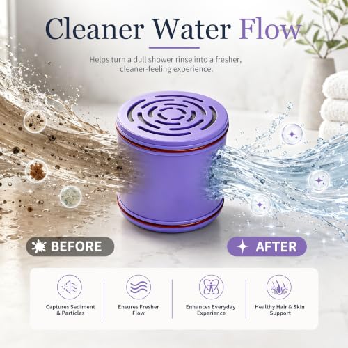 Filter Cartridge compatible with Lucinn Pro Filtered Shower Head