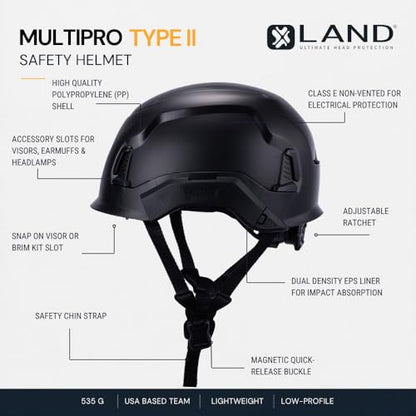 Helmets MultiPro Type II Class E Non