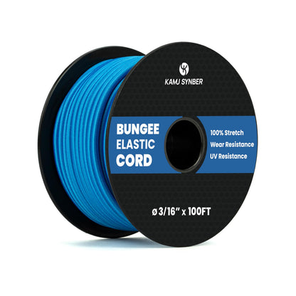 Bungee Cord 3 (Blue / 3/16" x 100FT)