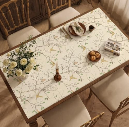 Peel and Stick Wallpaper Floral Birds Contact Paper Removable Self