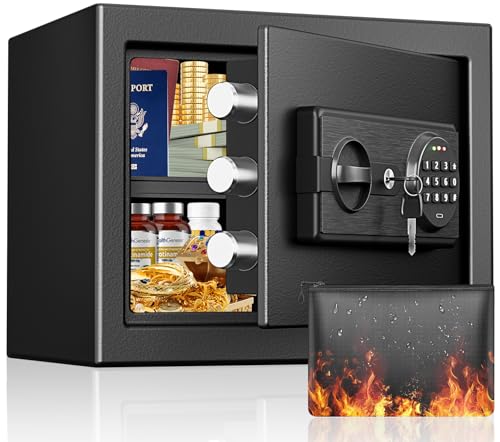 Large Home Safe Water and Fireproof with Digital Keypad Lock