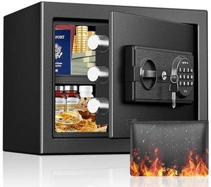 Large Home Safe Water and Fireproof with Digital Keypad Lock