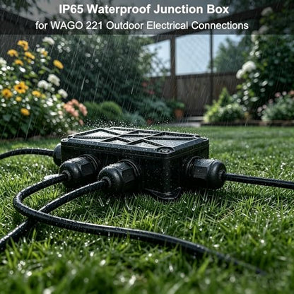 IP65 Waterproof Junction Box for WAGO 221 Lever Nuts