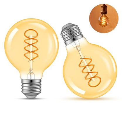 G80 Edison Bulbs Dimmable Vintage