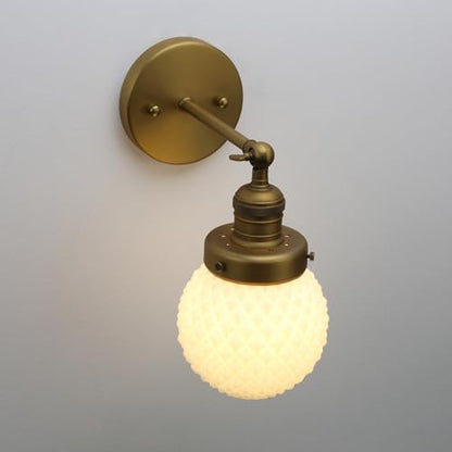 Vintage Globe Wall Sconce