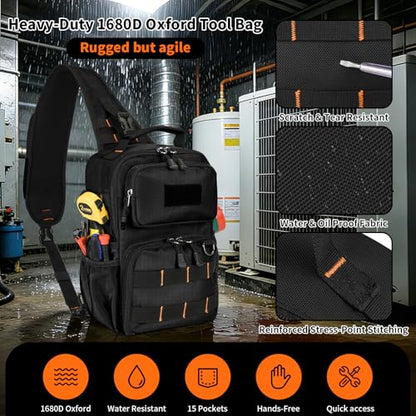 Tactical Electrician & HVAC Tool Chest Bag