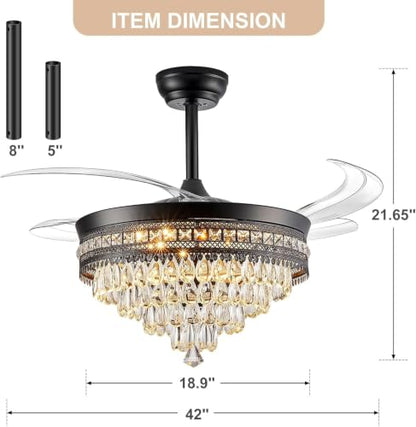 Fandelier Ceiling Fan with Light
