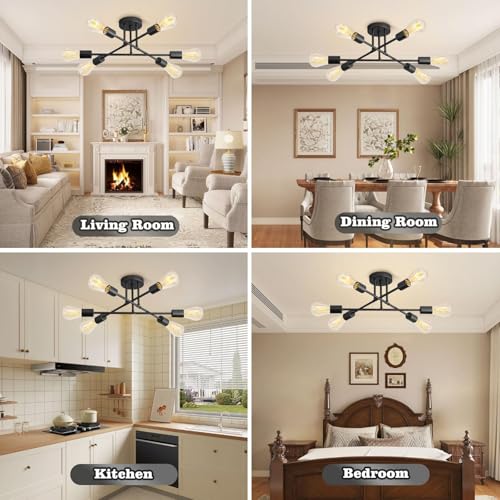 Semi Flush Mount Ceiling Light Fixture