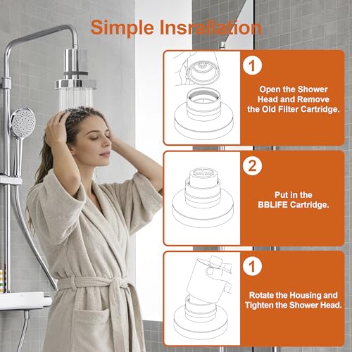 Replacement Cartridge Shower Filter for jolie shower head filter