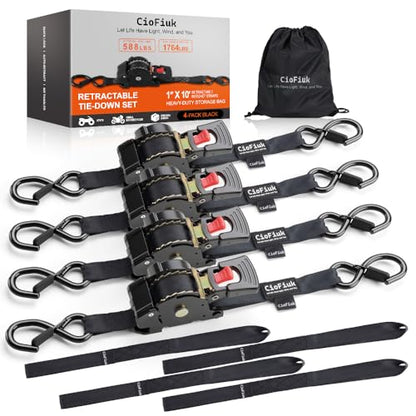 Retractable Ratchet Straps