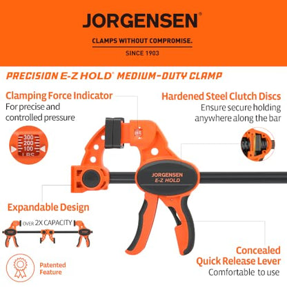 E Z HOLD 2PK Medium Duty Torque Expandable Clamp