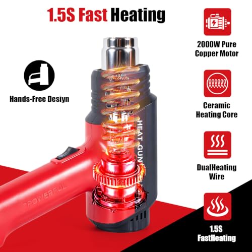 Heat Gun Kit with Heat Shrink PCS Solder Seal Wire Connectors