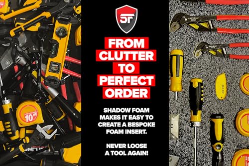 Foam Inserts Cut & Peel Foam Inserts Compatible With DeWalt TSTAK & Stanley ProStack Boxes