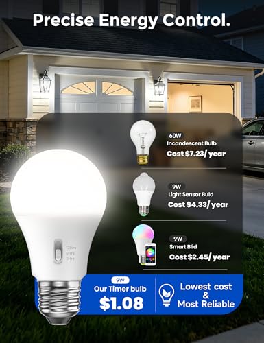 Timer Light Bulb 100W Equivalent