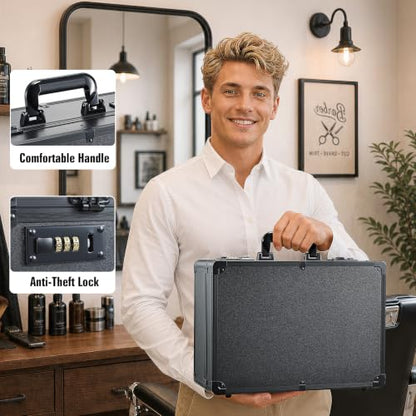 Barber Accessory Case Profesional Barbers Briefcase Tool Case