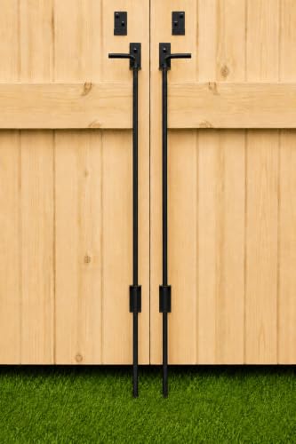 Heavy Duty Cane Bolt Gate Drop Rod Extra Thick Ground Latch