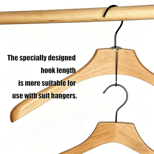 20 Pack Hanger Extenders for Closet 3.15’’ Metal Hanger Connector Hooks Heavy Duty Vertical Hanger Stacker for Suits Jackets Pants Space Saving Closet Organizer for Home & Retail