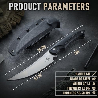 Fixed Blade Knife with Sheath