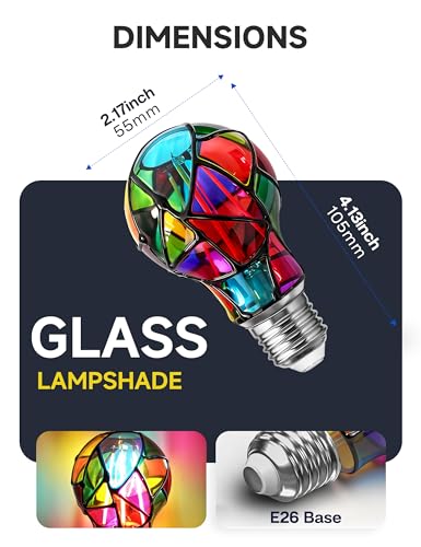 Stained Glass Light Bulb