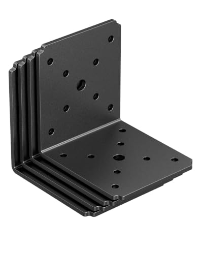 4 Pack L Brackets for Shelves Wood