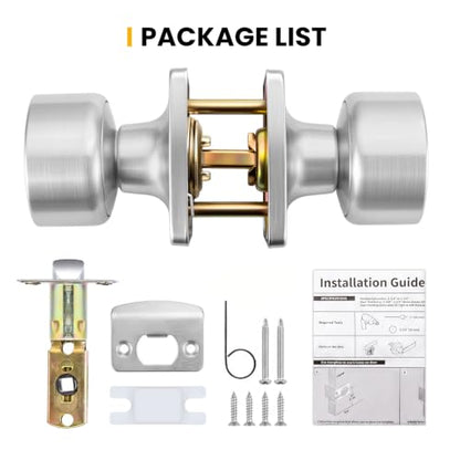 Brushed Nickel Closet Door Knobs (Brushed Nickel)
