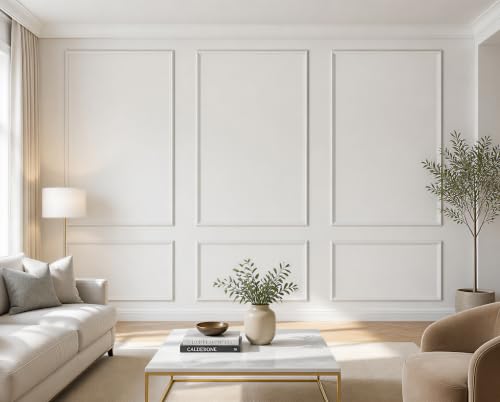 Pre Cut Peel & Stick Wall Molding Box Moulding Trim