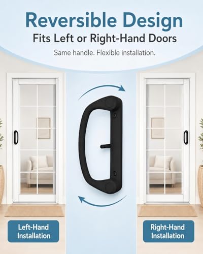 Universal Aluminum Sliding Glass Door Handle