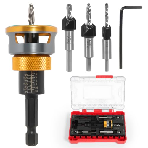 Countersink Drill Bit Set