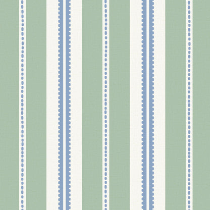 Striped Wallpaper (Blue / 17.3"x118")
