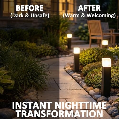 G4 LED Low Voltage Bollard Path Lights Brown 2 Pack (2PK)