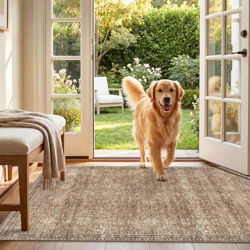 3x5 Area Rugs (Dark Brown / 3' x 5' (Rectangular))