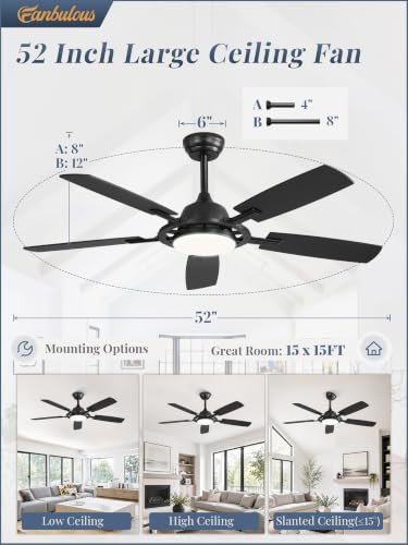 Large Ceiling Fans with Lights