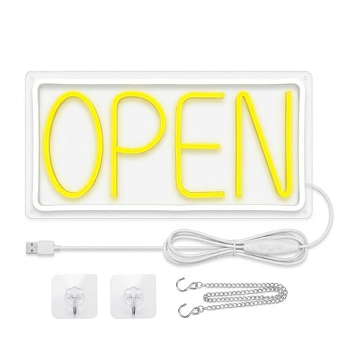 Open Neon Sign for Business (open)