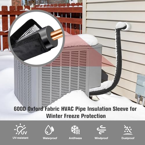 5 Layers HVAC Copper AC Line Pipe Insulation Cover